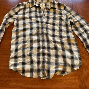 American Eagle plaid shirt xs